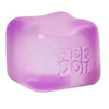 Nice Cube Stress Toy close-up of purple cube with embossed NEE DOH logo