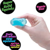Nice Cube Stress Toy light-blue cube in hand, embossed NEE DOH logo