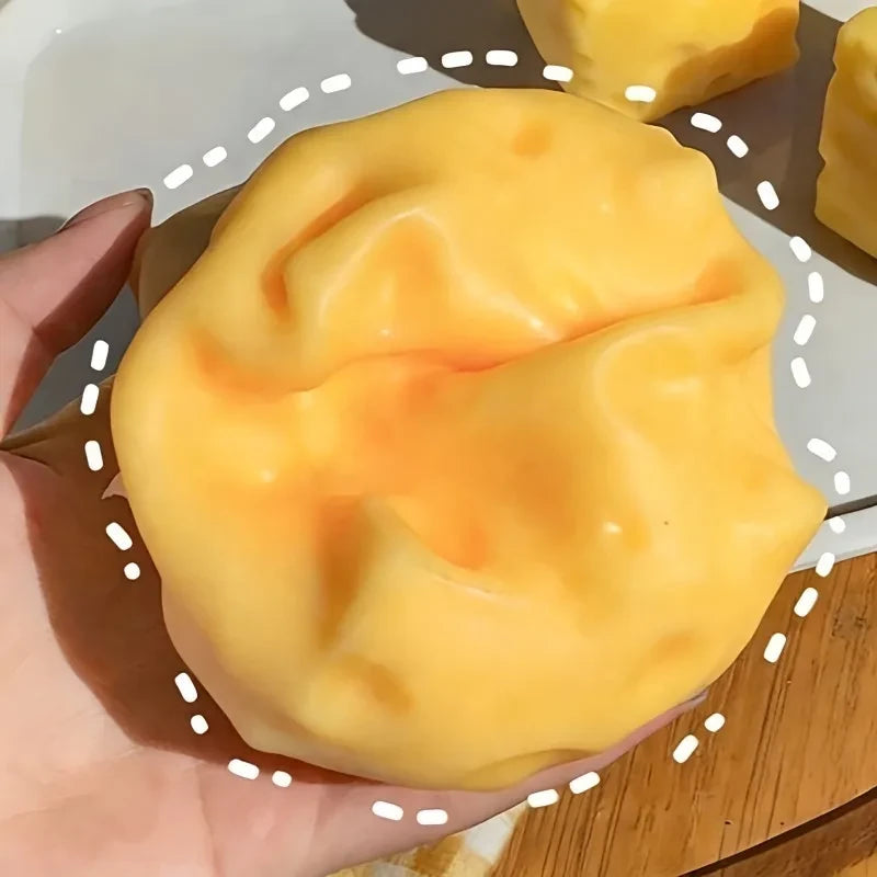 Giant Cheese Squeeze Toy