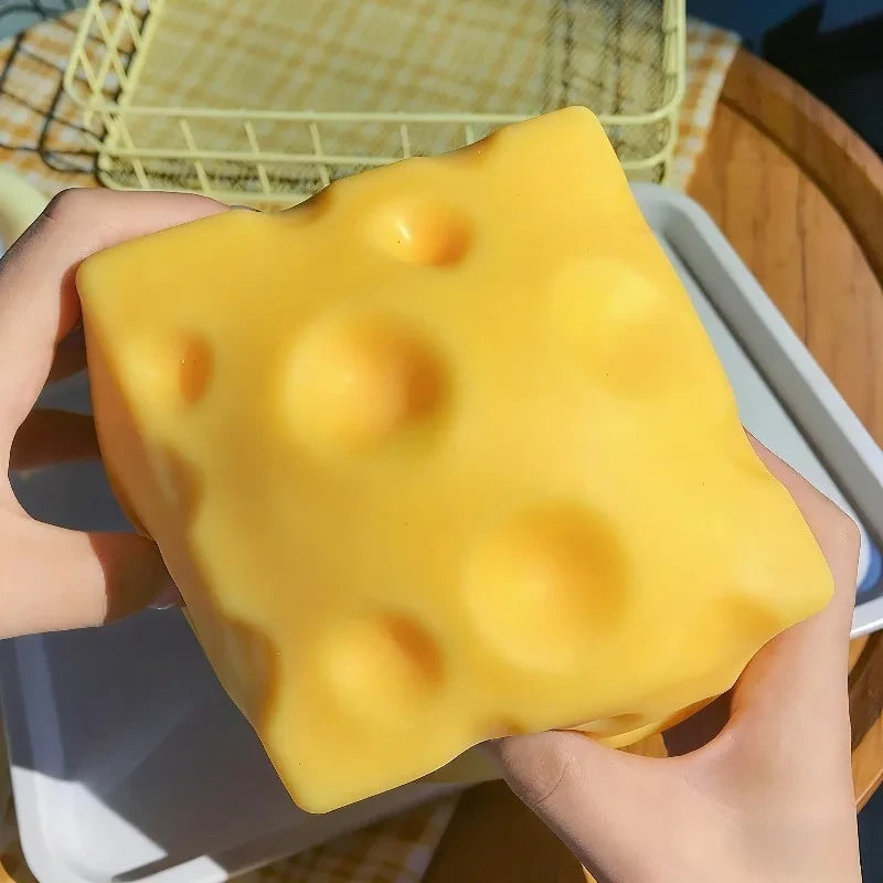 Giant Cheese Squeeze Toy
