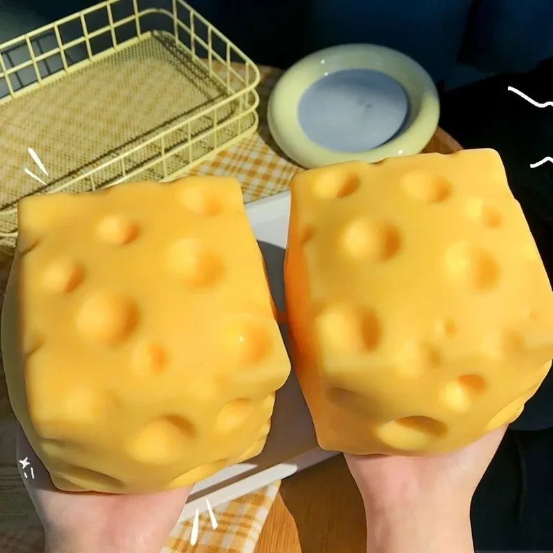 Giant Cheese Squeeze Toy